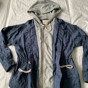 Sweater lined jacket